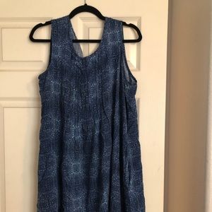 Sonoma xl Blue sleeveless summer dress